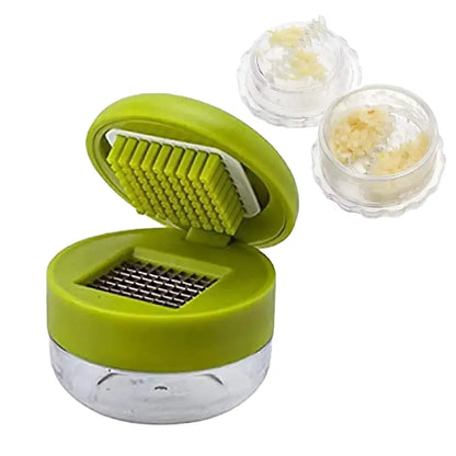 Manual Garlic Twister and Mincer - Compact Kitchen Tool for Garlic, Ginger, Onion, Herbs, and Nuts