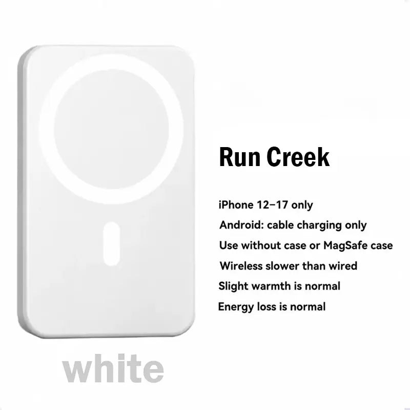 10,000mAh Magnetic Power Bank for iPhone 12-17 Series - Optimal Performance with MagSafe Case or Without, Portable Wireless Charger - Ideal Father's Day Gift