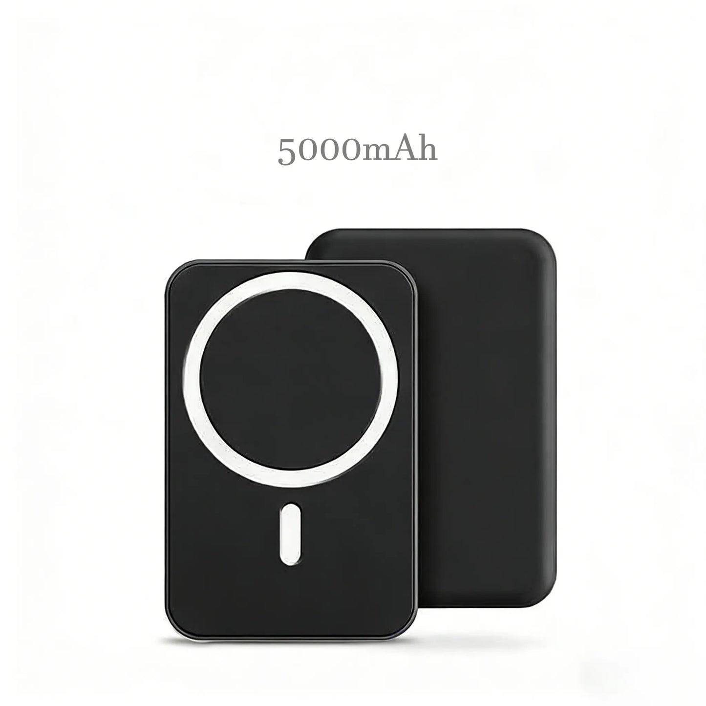 5000mAh Magnetic Charging Battery with MagSafe Wireless Fast Charging Technology for iPhone 12-17 Series - Compact and Portable Power Bank