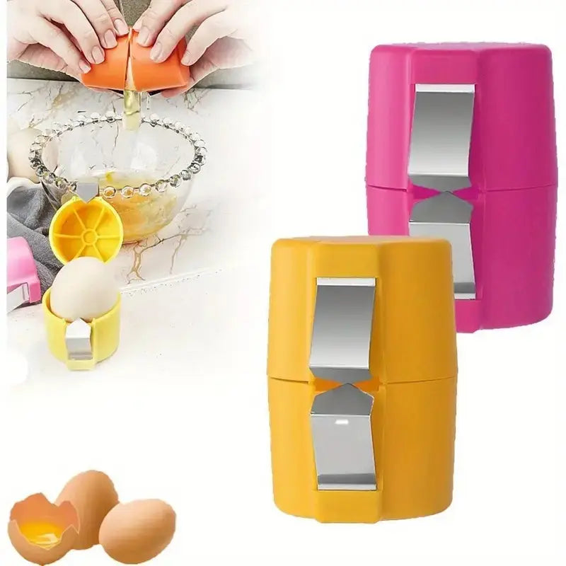 Professional Eggshell Opener and Separator Tool for Kitchen and Restaurant Use