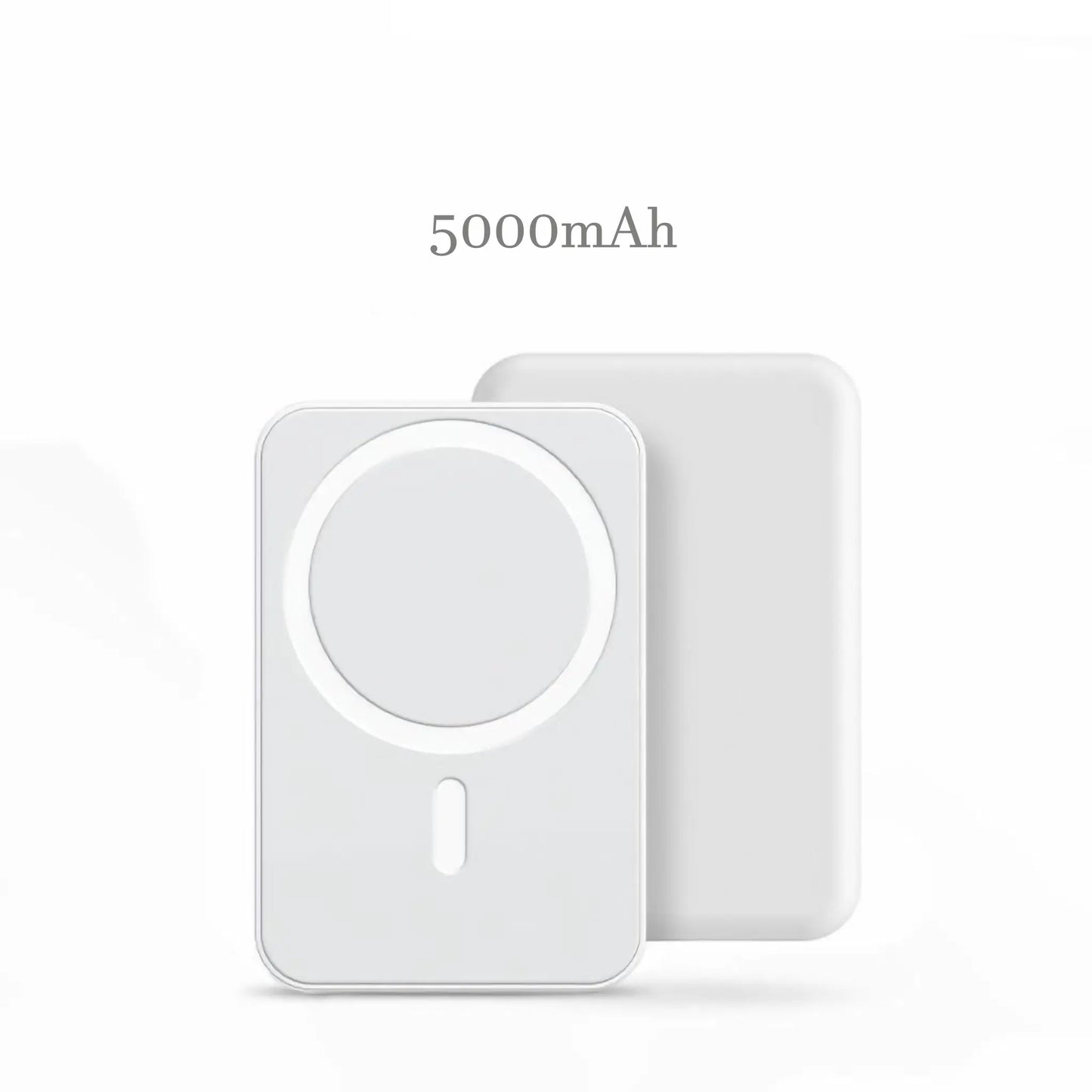 5000mAh Magnetic Charging Battery with MagSafe Wireless Fast Charging Technology for iPhone 12-17 Series - Compact and Portable Power Bank
