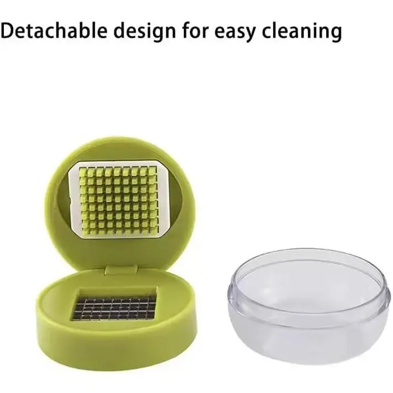 Manual Garlic Twister and Mincer - Compact Kitchen Tool for Garlic, Ginger, Onion, Herbs, and Nuts