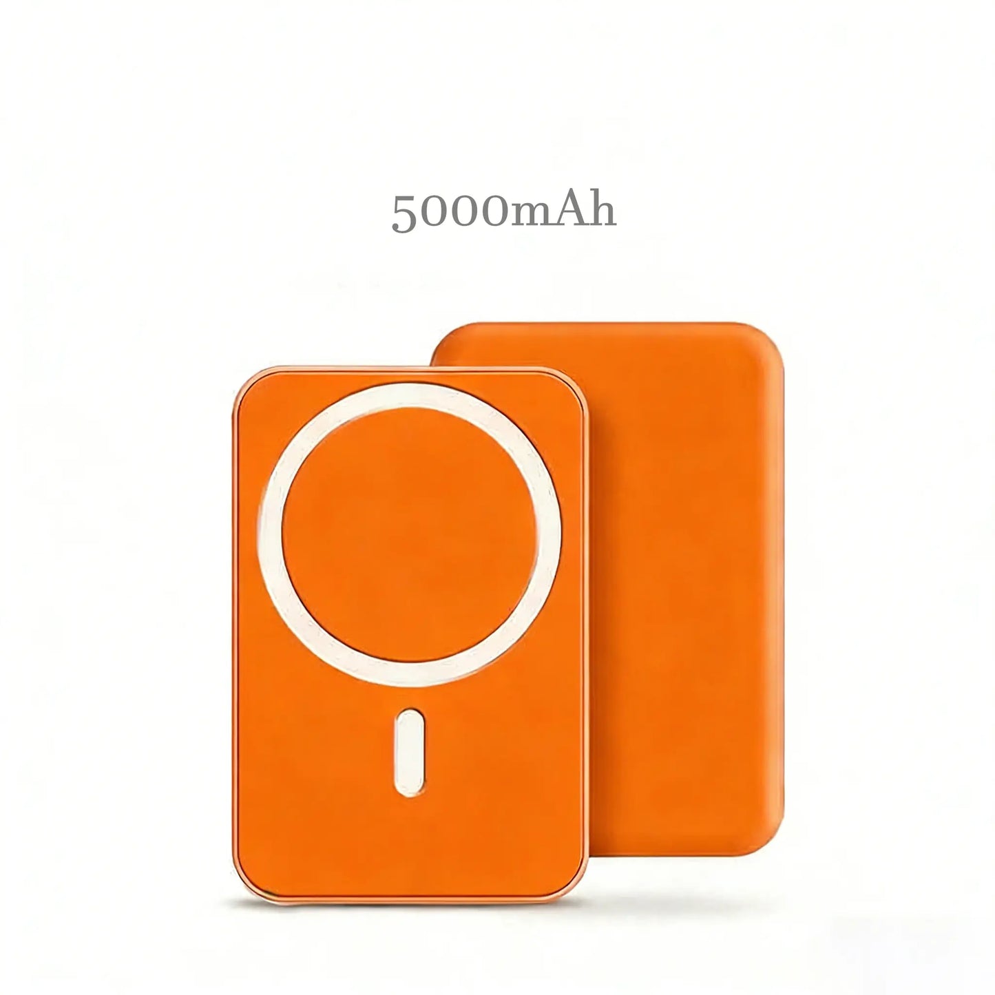 5000mAh Magnetic Charging Battery with MagSafe Wireless Fast Charging Technology for iPhone 12-17 Series - Compact and Portable Power Bank