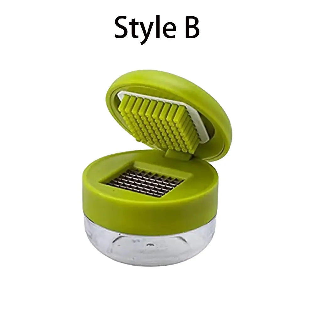 Manual Garlic Twister and Mincer - Compact Kitchen Tool for Garlic, Ginger, Onion, Herbs, and Nuts