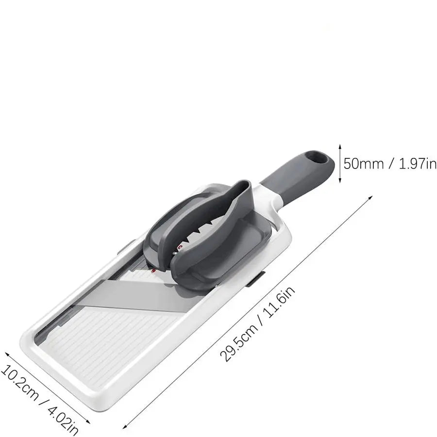 Adjustable Stainless Steel Multifunctional Vegetable Chopper and Slicer, 1 Count Kitchen Utensil and Gadget