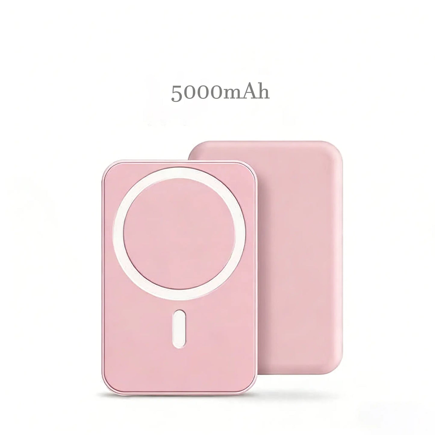 5000mAh Magnetic Charging Battery with MagSafe Wireless Fast Charging Technology for iPhone 12-17 Series - Compact and Portable Power Bank
