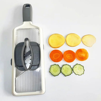 Adjustable Stainless Steel Multifunctional Vegetable Chopper and Slicer, 1 Count Kitchen Utensil and Gadget